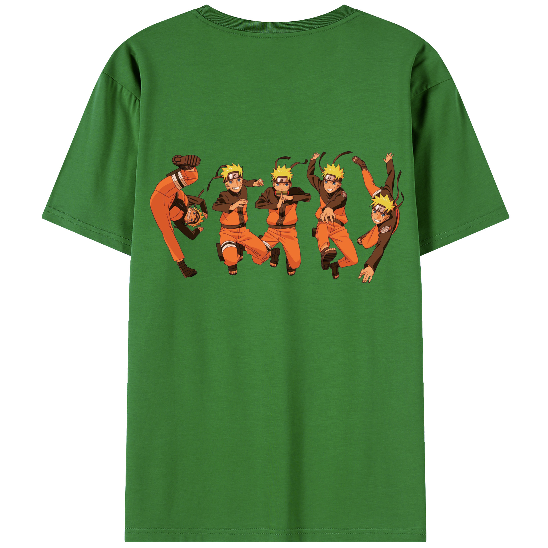 （画像用） NARUTO -ナルト- うずまき ナルト Uzumaki Naruto レディース半袖Tシャツ(バックプリント)